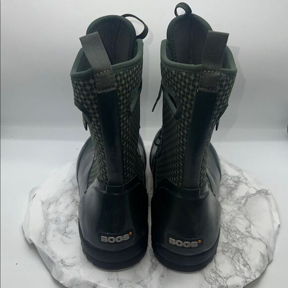 BOGS Hunter Green  Sidney Cravat  Waterproof Rain Snow Boots-12 - Picture 4 of 7